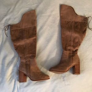Pre Loved Torrid Suede Over Knee Boots